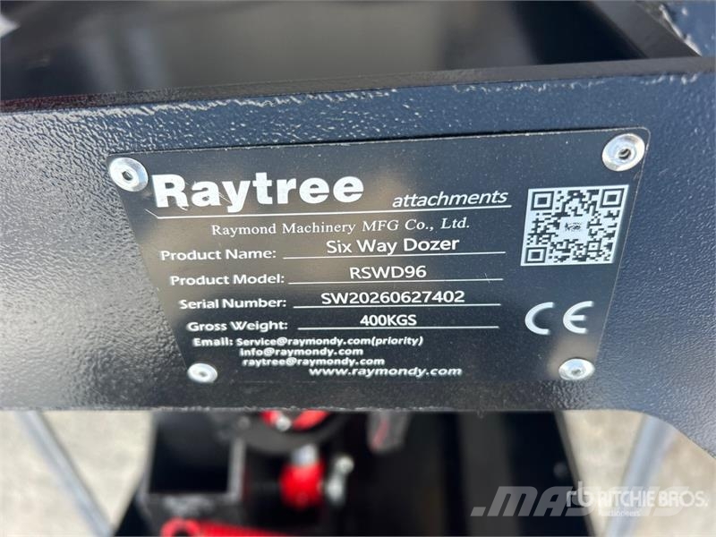 Raytree RSWD96 94 in PAT Skid Steer Dozer (Unused) Πτερύγια