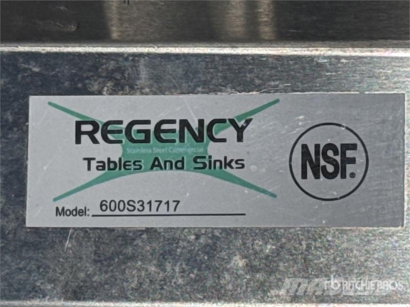 Regency NSF 600S31717 Sink Muud põllumajandusmasinad