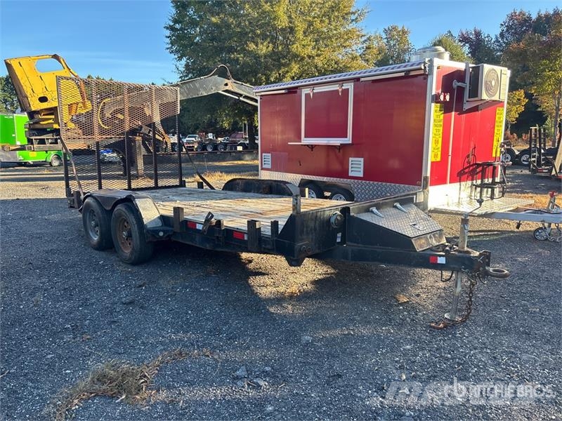 Rice 16 ft T/A Equipment Trailer مقطورات مركبات نقل