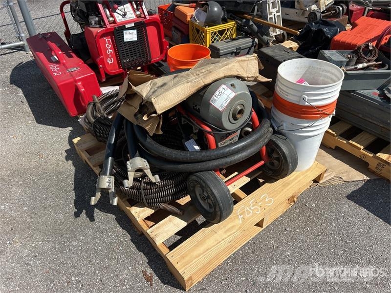  Ridgid K-1500 sewer rodding machine w/15' guard ho Otros componentes
