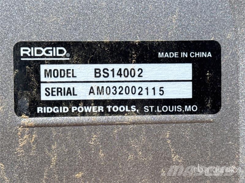 Rigid BS14002 Band Saw Entreprenør - Andet