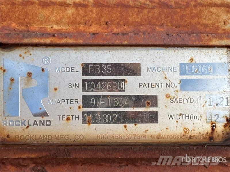 ROC EC160BKT60 42 in Digging Excavator Bucket دلاء