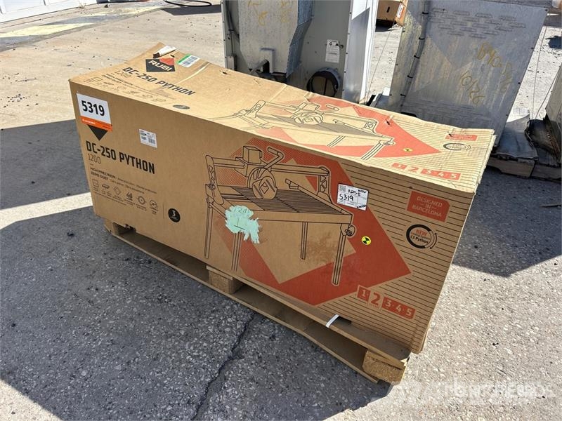  Rubi DC 250 Python Tile Saw (Unused) مكونات أخرى