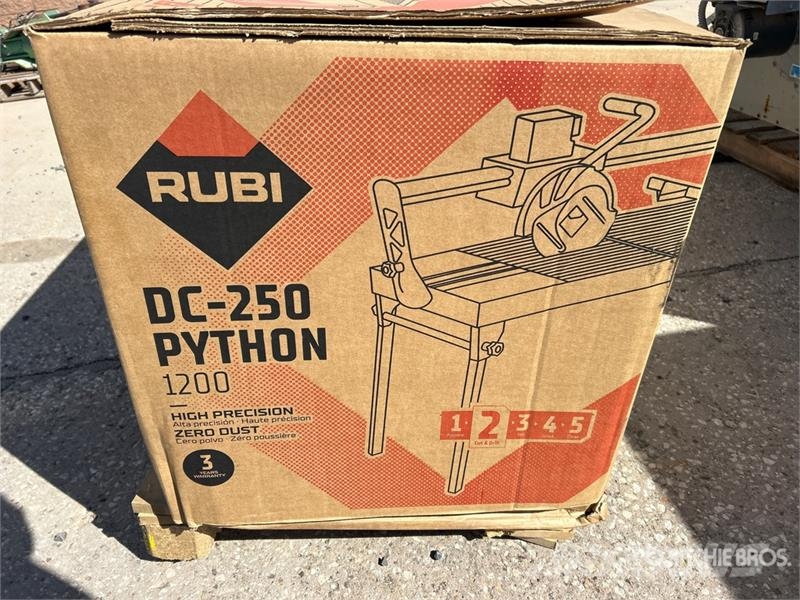  Rubi DC 250 Python Tile Saw (Unused) مكونات أخرى