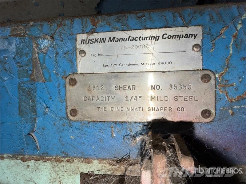 Ruskin 1812 Press Brake Будтехніка - Інші