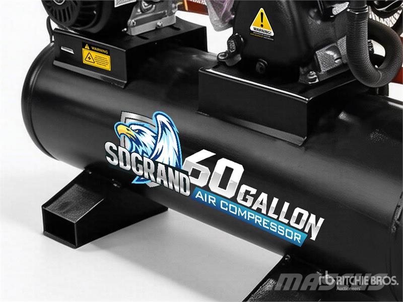  S60GAL Skid-Mounted 60 gal Air Compressor (Unused) مكابس
