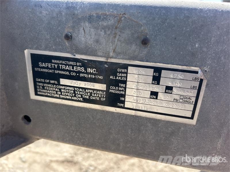 Safety Trailers S/A Attenuator Trailer Kitos priekabos