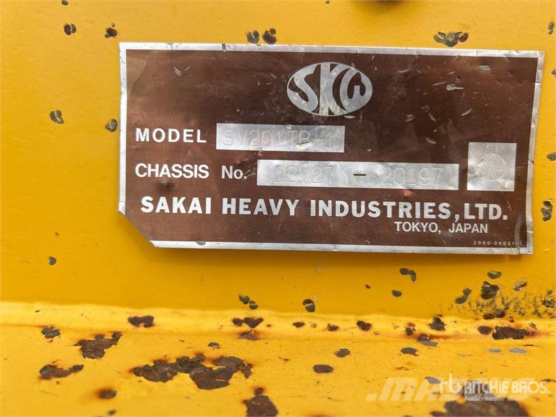 Sakai SV201TB-1 Padfoot Drum Compactor Enojni valjarji