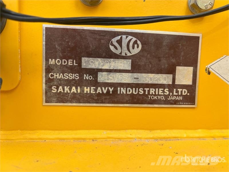 Sakai SV204TB Padfoot Drum Compactor Enojni valjarji