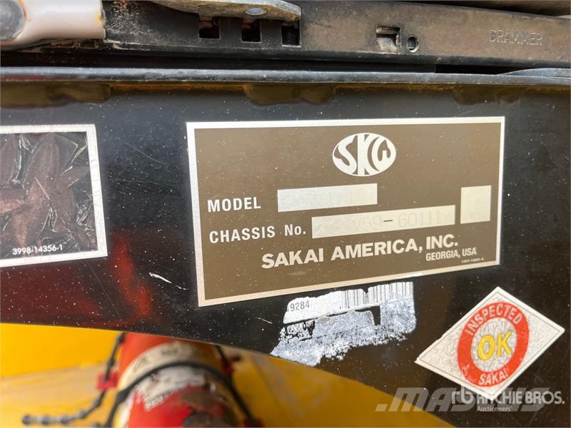 Sakai SV414T Padfoot Drum Compactor Enojni valjarji