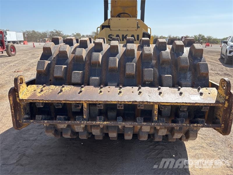Sakai SV505 Padfoot Drum Compactor Single drum rollers