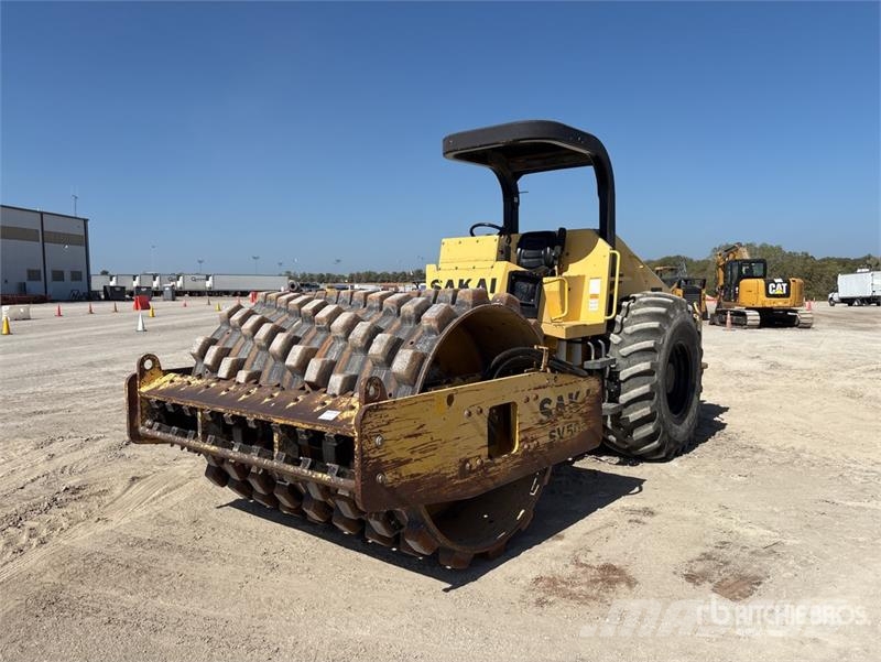 Sakai SV505 Padfoot Drum Compactor Single drum rollers
