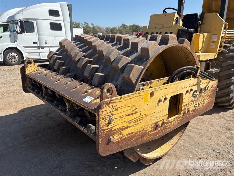 Sakai SV505 Padfoot Drum Compactor Single drum rollers