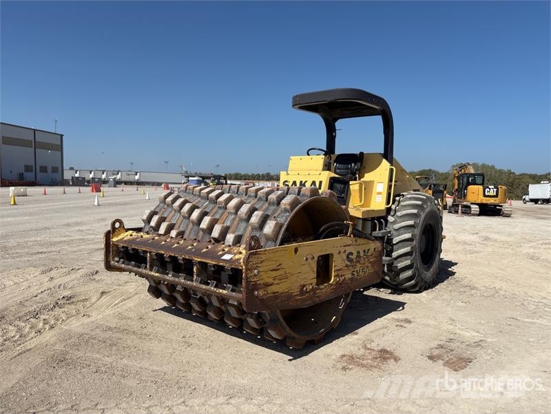 Sakai SV505 Padfoot Drum Compactor Single drum rollers