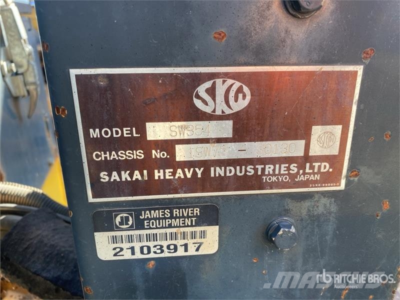 Sakai SW354 Double Drum Roller Twin drum rollers
