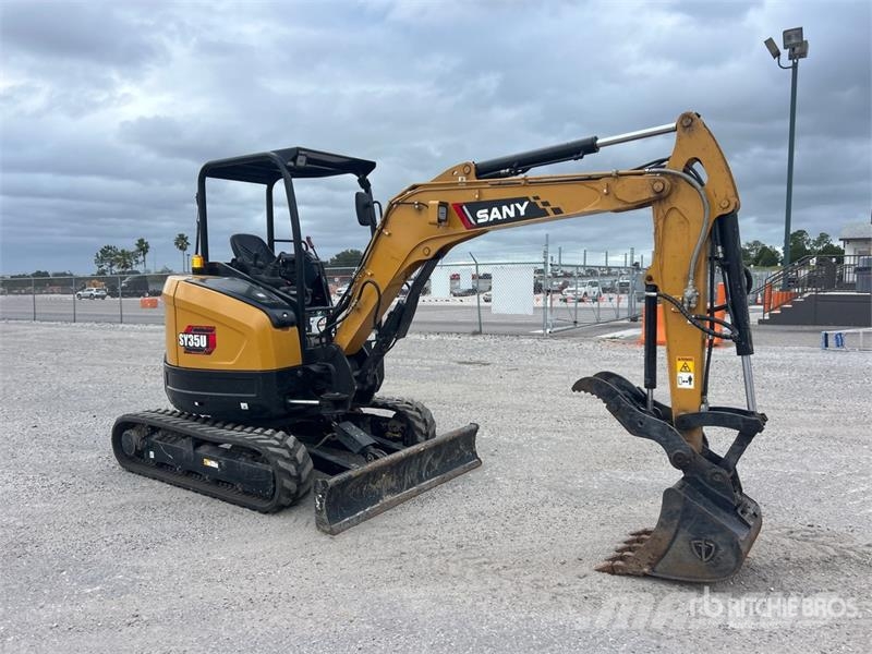 Sany SY35U Mini Excavator حفارات صغيرة أقل من 7 طن (حفارات صغيرة)