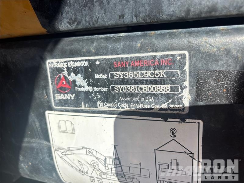Sany SY365C LC Tracked Excavator Bageri gusjeničari