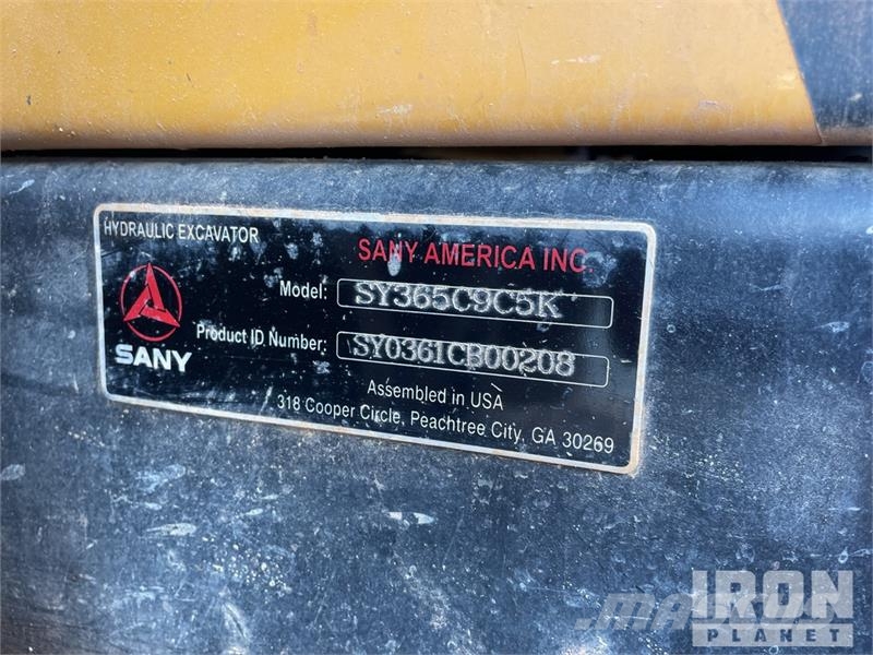 Sany SY365CLC Tracked Excavator Raupenbagger