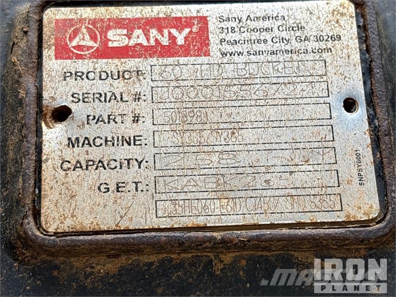 Sany SY365CLC Tracked Excavator Kāpurķēžu ekskavatori