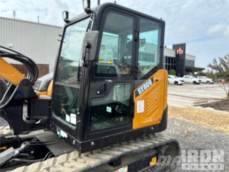 Sany SY80U Tracked Excavator Excavadoras de cadenas