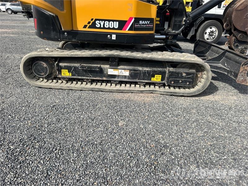 Sany SY80U Tracked Excavator Rupsgraafmachines