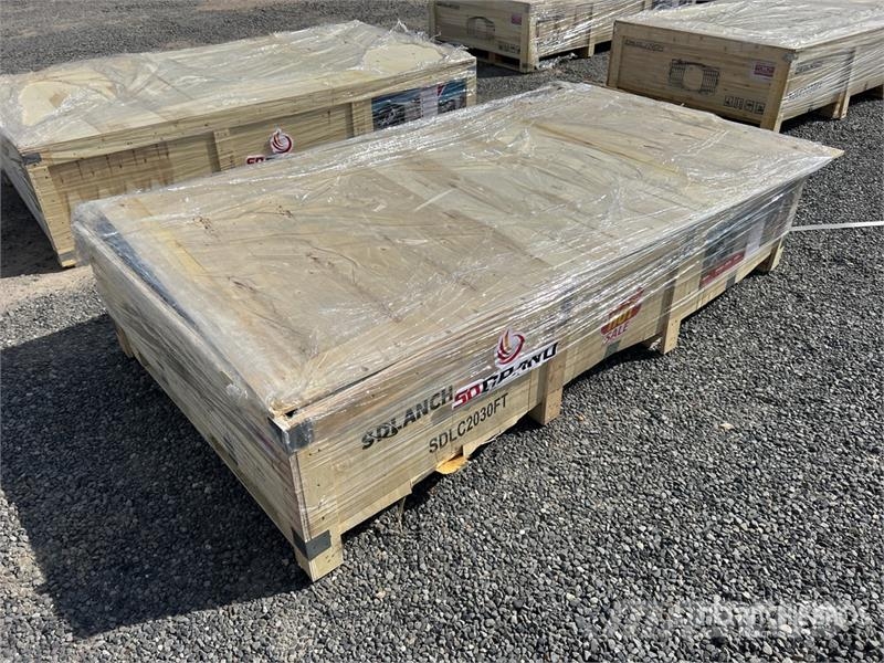 SDGRAND SDLC2030FT 20 ft x 30 ft Enclosed Carport 철골 건물