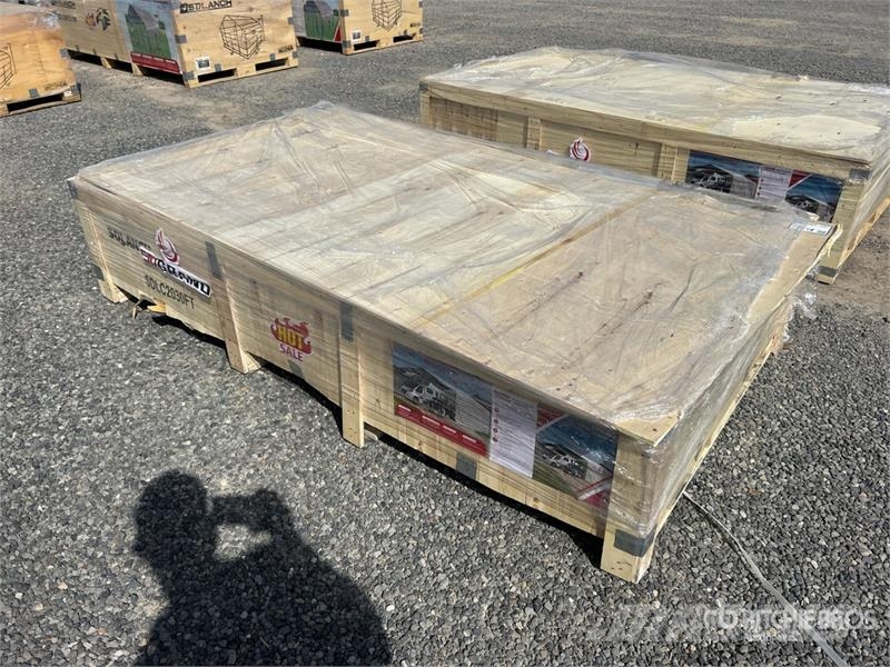 SDGRAND SDLC2030FT 20 ft x 30 ft Enclosed Carport 철골 건물