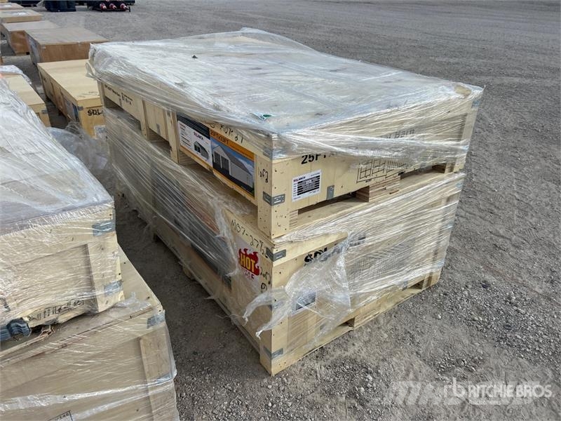  SDL2533DGMS 25 ft x 33 ft Double Garage Metal Shed Stålrammer