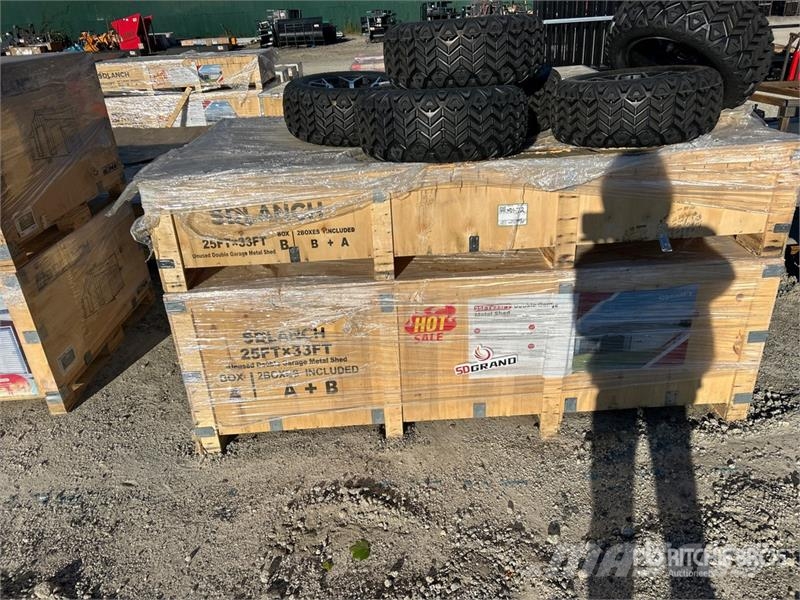 SDL2533DGMS Double Garage Metal Shed (Unused) 鋼架建築
