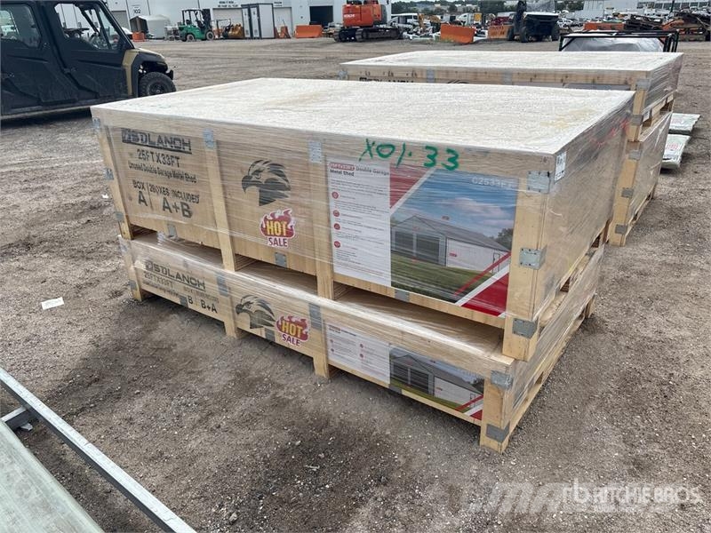 SDL2533DGMS Double Garage Metal Shed (Unused) 鋼架建築