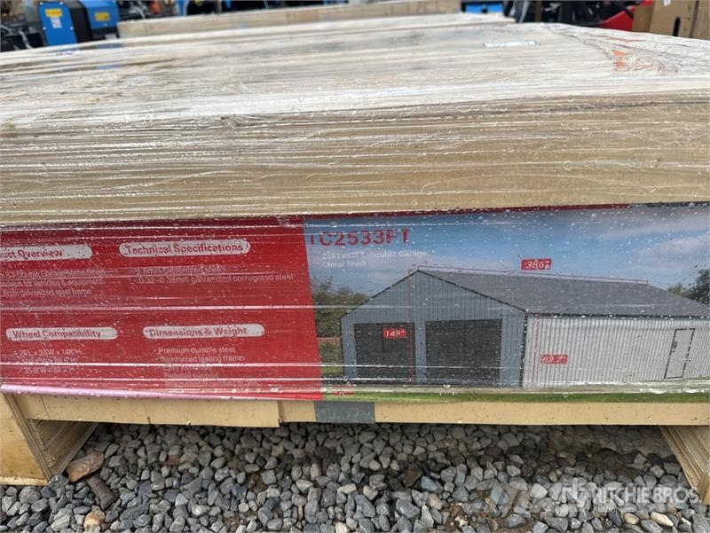 SDL2533DGMS Double Garage Metal Shed (Unused) Acélszerkezetes épületek