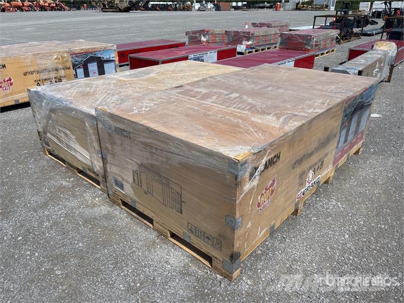 SDL4230TGMS 42 ft x 30 ft Triple Garage Metal Shed Stahlrahmenaufbauten