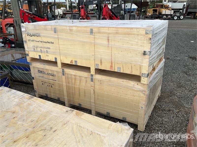 SDL4230TGMS Triple Garage Metal Shed (Unused) Konstrukcje stalowe