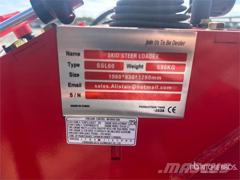  SDLANCH SSL60 Mini Compact Track Loader (Unused) Skid steer loaders