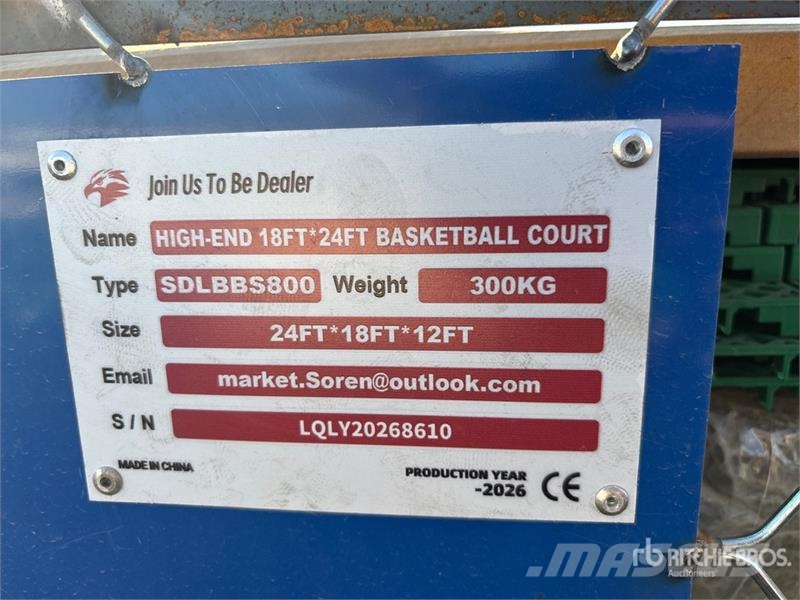  SDLBBS800 Basketball Court مكونات أخرى