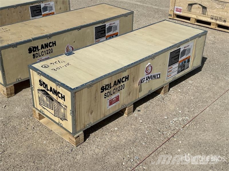 SDLC1220 12 ft x 20 ft Carport (Unused) Сталеві каркасні будівлі