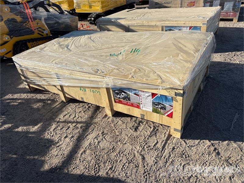 SDLC2030FT 20 ft x 30 ft Enclosed Carport (Unused) Edificación de acero