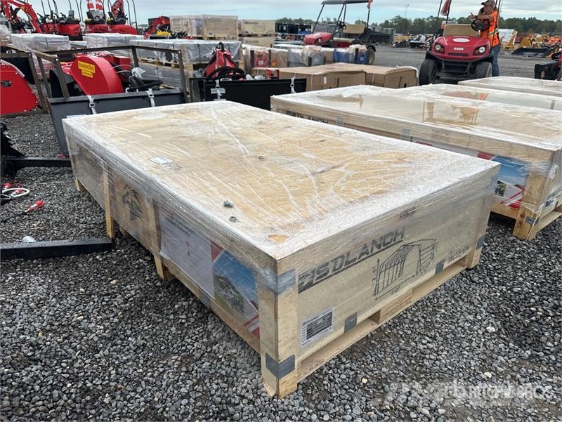SDLC2030FT 20 ft x 30 ft Enclosed Carport (Unused) Stalen constructies