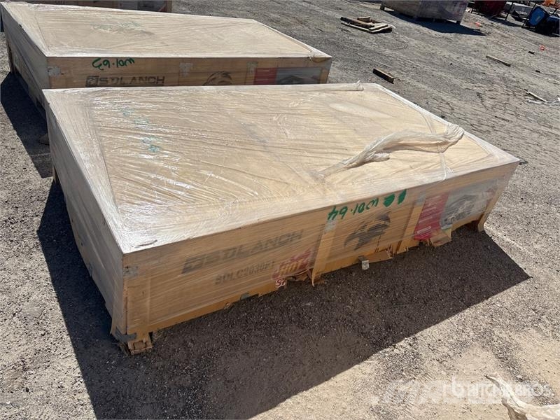  SDLC2030FT 20 ft x 30 ft Enclosed Carport (Unused) Edificación de acero