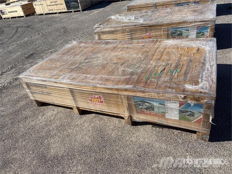 SDLC2030FT 20 ft x 30 ft Enclosed Carport (Unused) Steel frame buildings
