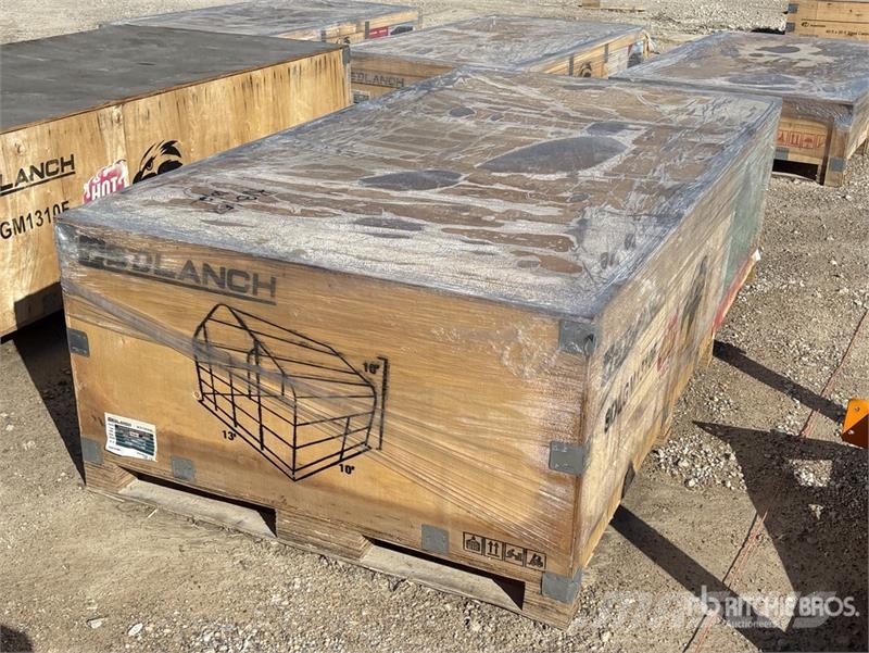 SDLGM1310F 13 ft x 10 ft Galvanized Metal Livestoc Outra maquinaria e acessórios para gado