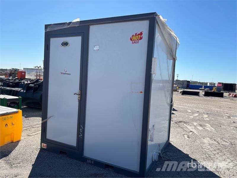 SDLMT 7 ft x 6 ft 1 Person Portable Toilet (Unused Andre komponenter