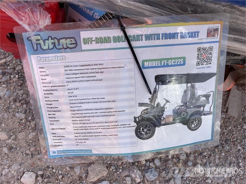  SDLOOL GC22S Electric Off Road Golf Cart (Unused) Voiturette de golf