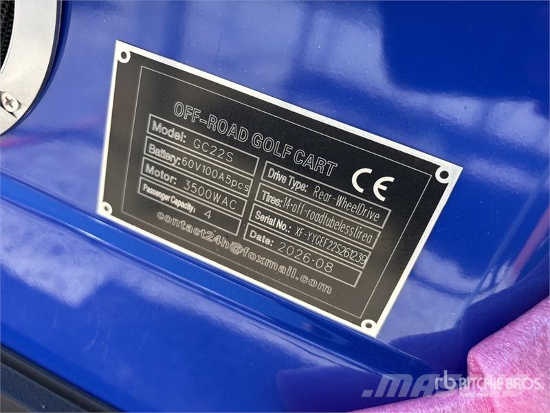  SDLOOL GC22S Electric Off Road Golf Cart (Unused) Гольф-кары