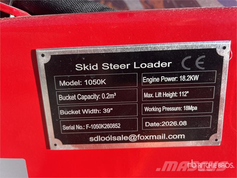  SDLOOL SL-1050K Mini Compact Track Loader (Unused) Minilæsser - skridstyret