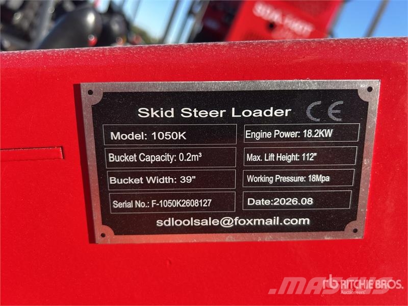  SDLOOL SL-1050K Mini Compact Track Loader (Unused) Minilæsser - skridstyret