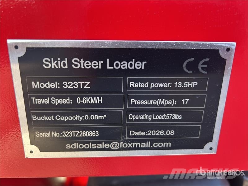  SDLOOL SL-323TZ Mini Skid Steer Loader (Unused) لوادر انزلاقية التوجيه