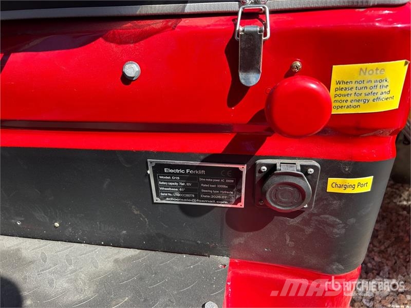 SDLOOL SL-E15 3300 lb Electric Forklift (Unused) شاحنات ذات رافعات شوكية تعمل بالكهرباء