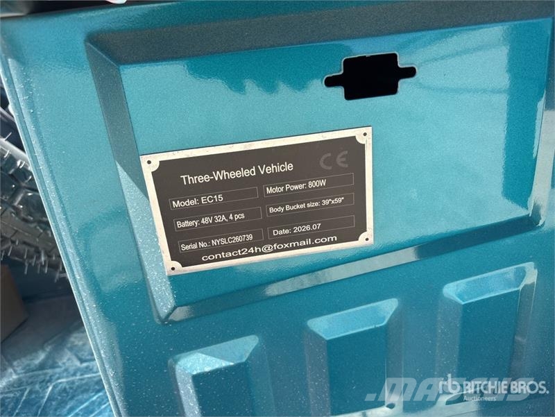 SDLOOL SL-EC15 Electric Trike (Unused) 汽车
