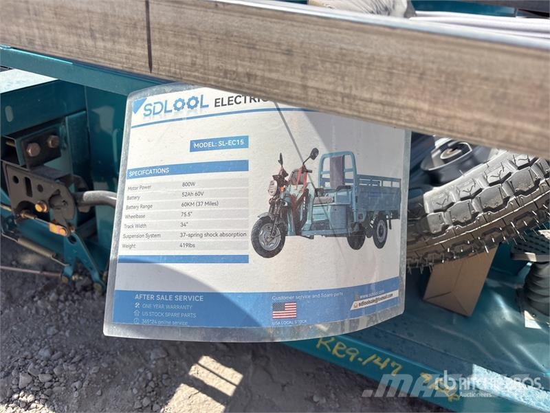 SDLOOL SL-EC15 Electric Trike (Unused) 汽车